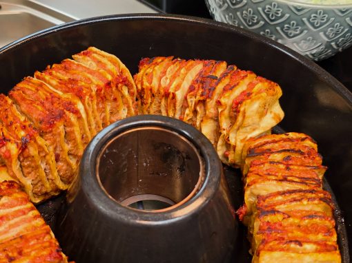 virale Wrap Kebab Spieße aus dem Omnia Campingbackofen