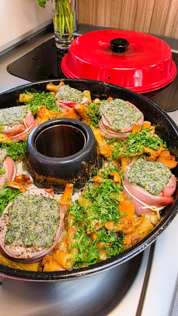 Rezepte 1 pfifferlinge, pasta, schweinefilet