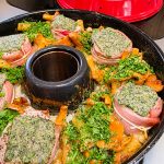 1 pfifferlinge, pasta, schweinefilet