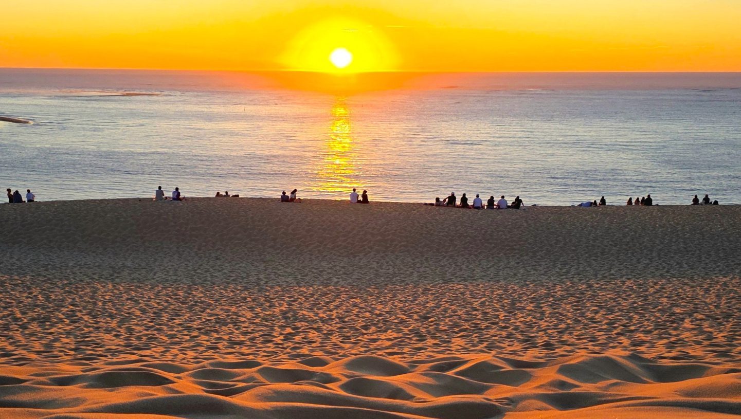 Sonnenuntergang auf der Dune du Pilat