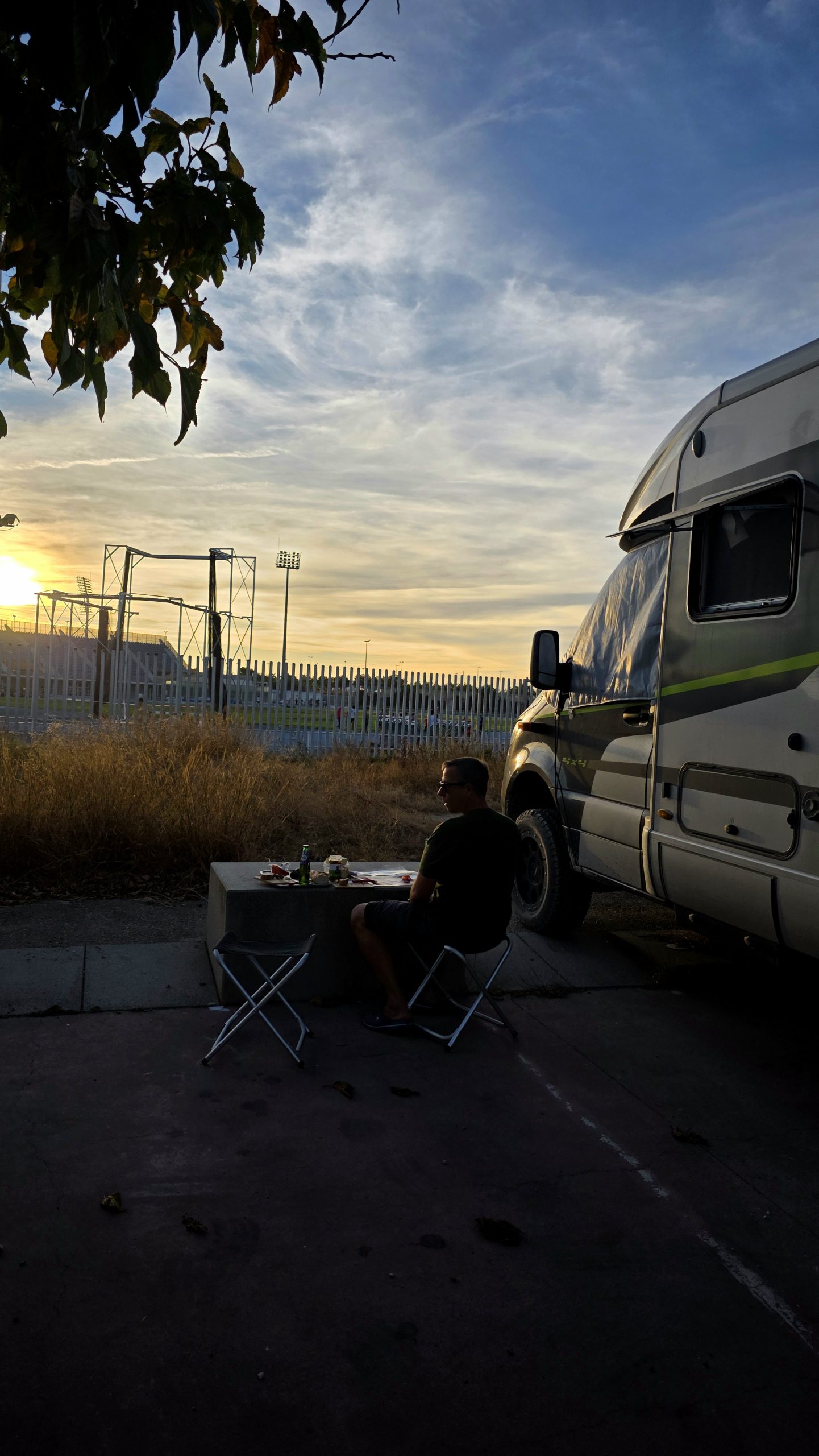 Wohnmobilstellplatz für einen Besuch in Zaragoza