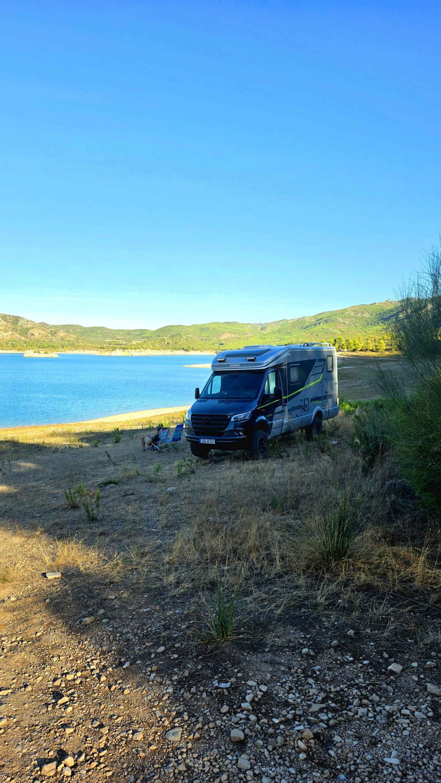 Landschaft am Embalse de Calanda bei Foz-Calanda