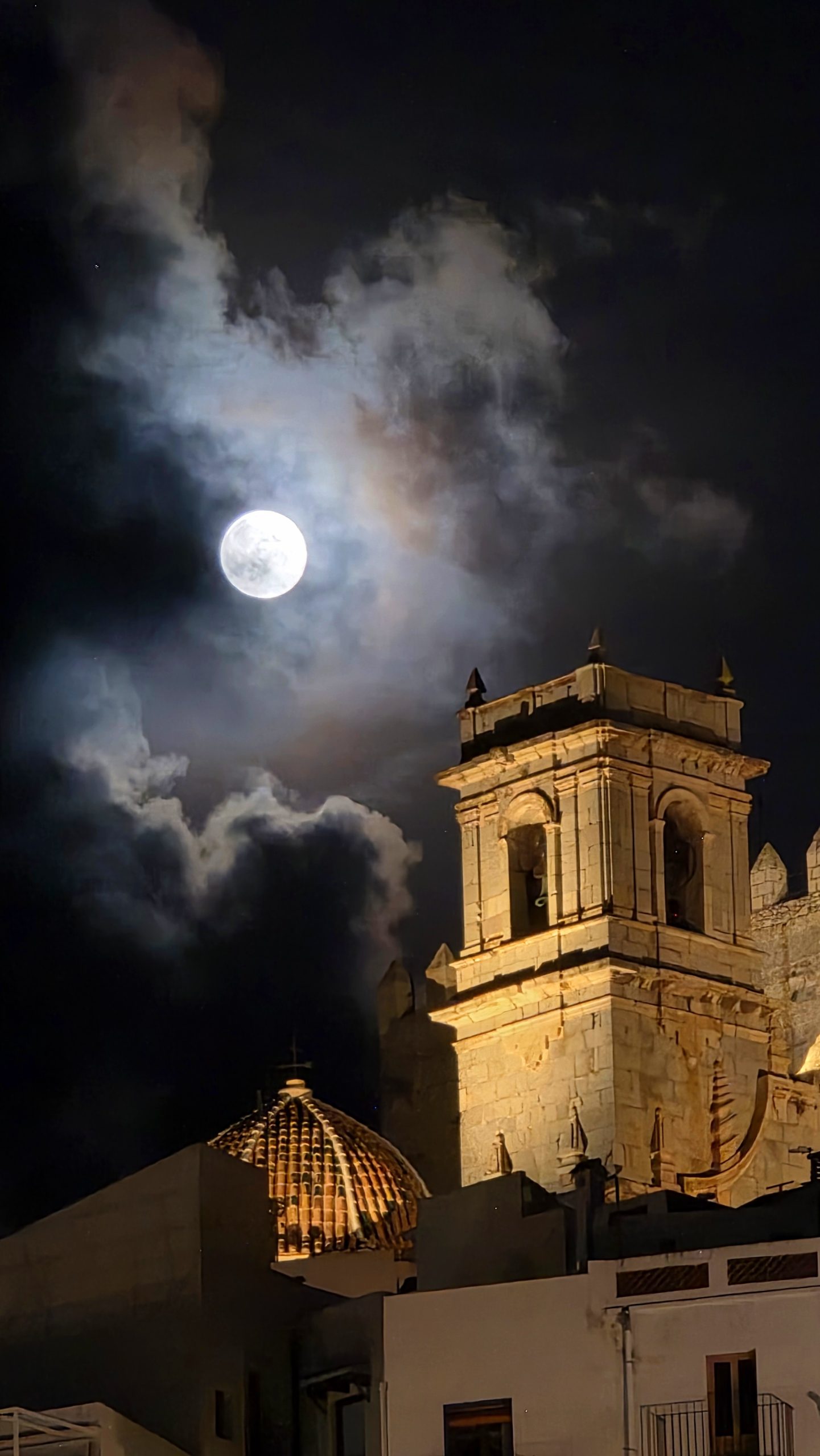 Castillo del Papa Luna über der Altstadt