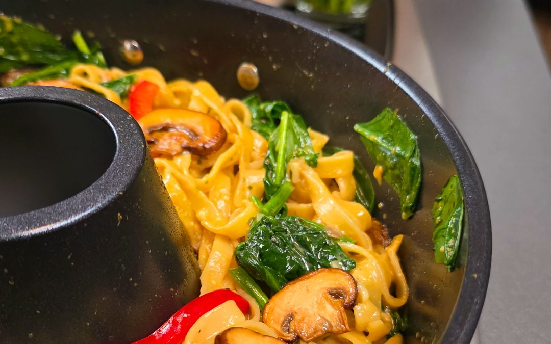 Obazda Pasta aus dem Roadbaker Campingbackofen