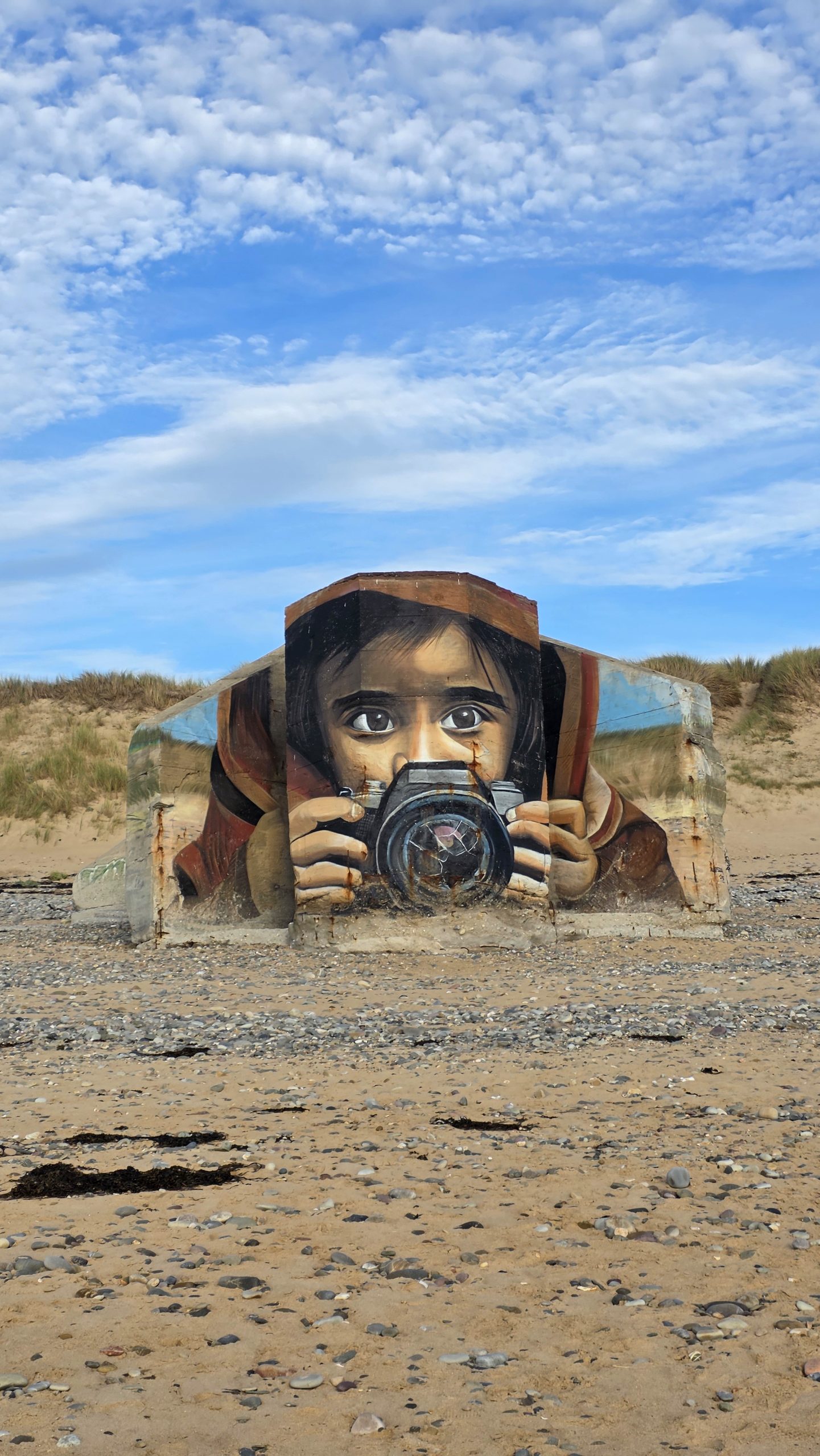 Bunker in den Dünen von Biville