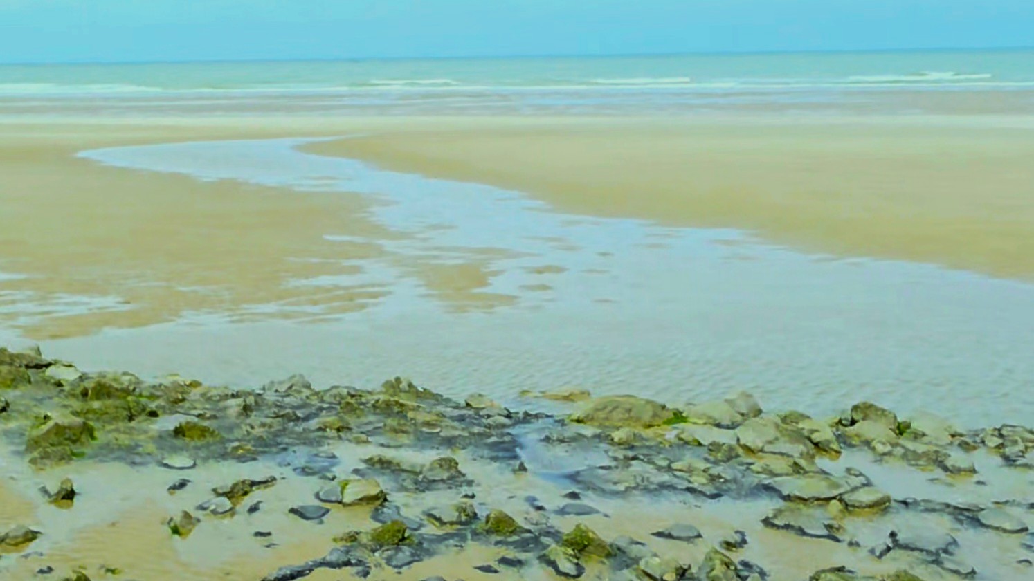 Raues Meer an der Digue du Braek