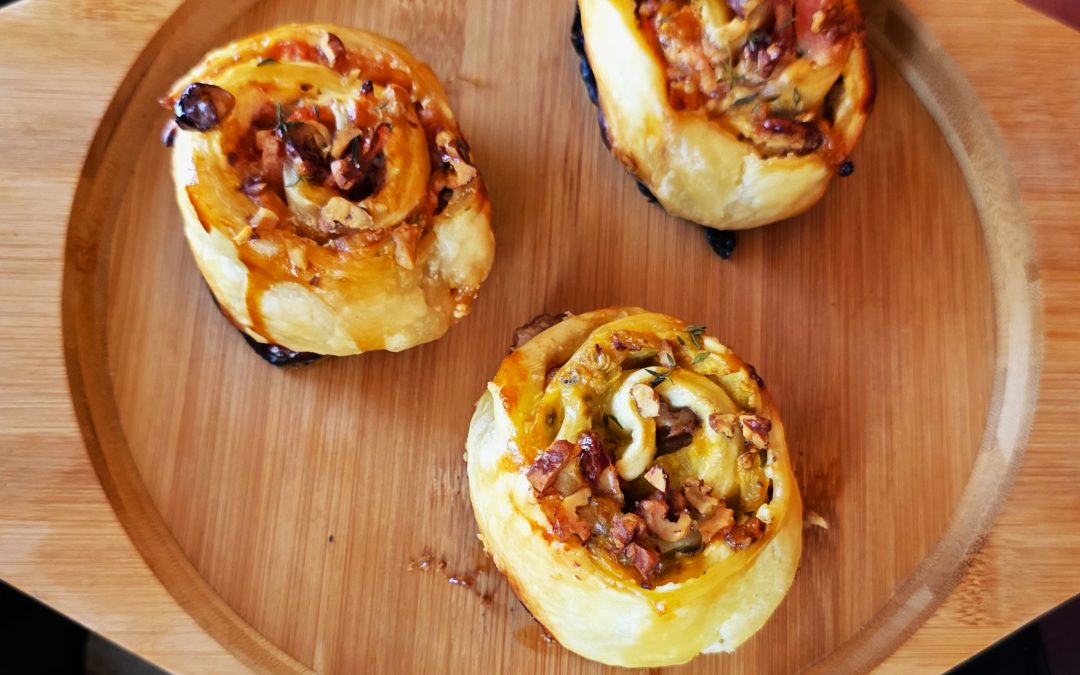 Feigen Schnecken aus dem Omnia Campingbackofen