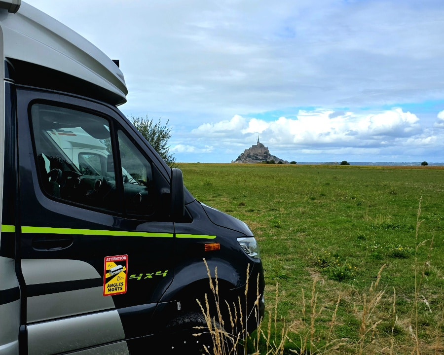 Stellplatz bei Mont-Saint-Michel in Ardevon