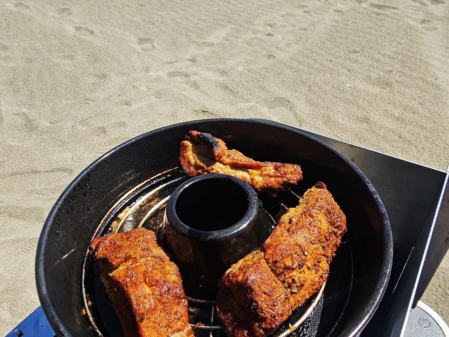 Pulled Pork aus dem Omnia Campingbackofen