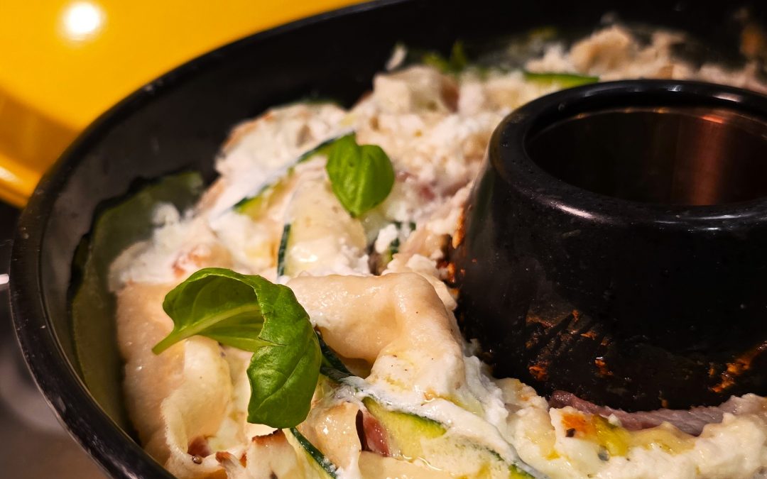 Sardische Lasagne aus dem Campingbackofen