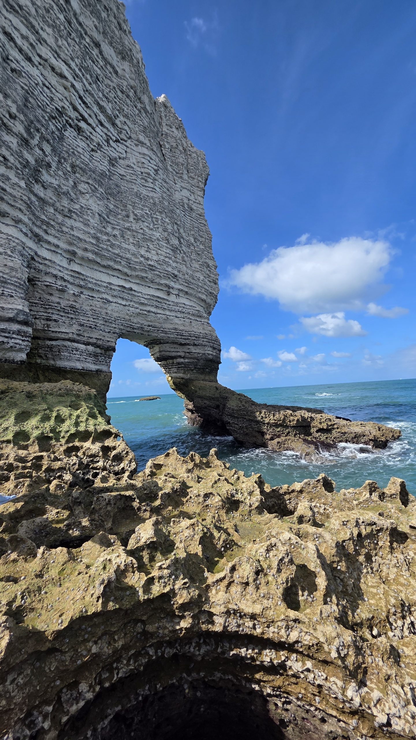 Wanderung an der Küste von Étretat