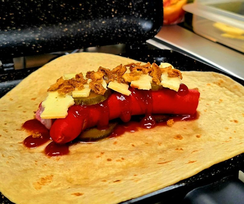 Hot Dog Wrap aus dem RidgeMonkey