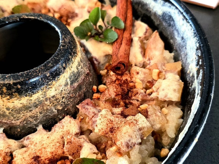 Ofen-Milchreis ohne Umrühren perfekt aus dem Omnia Campingbackofen