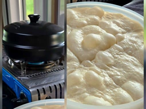 Pizzateig für den Omnia Pizzaofen – unser Grundrezept für knusprige Campingpizza