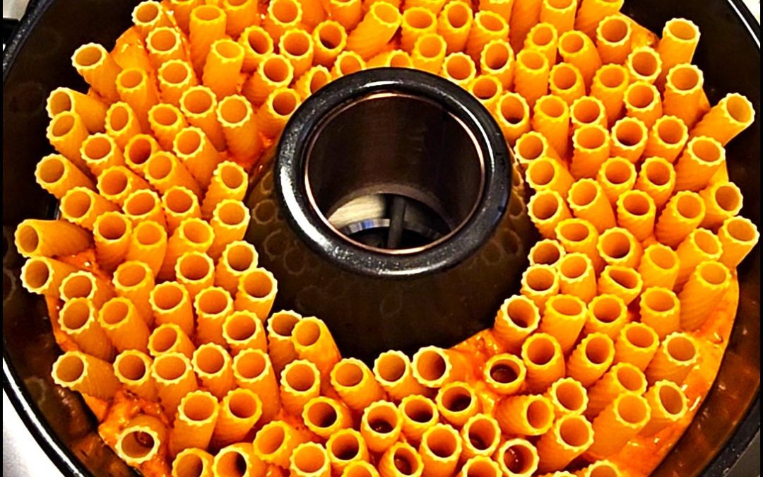 Rigatoni al forno 3-Zutaten-Rezept aus dem Campingbackofen
