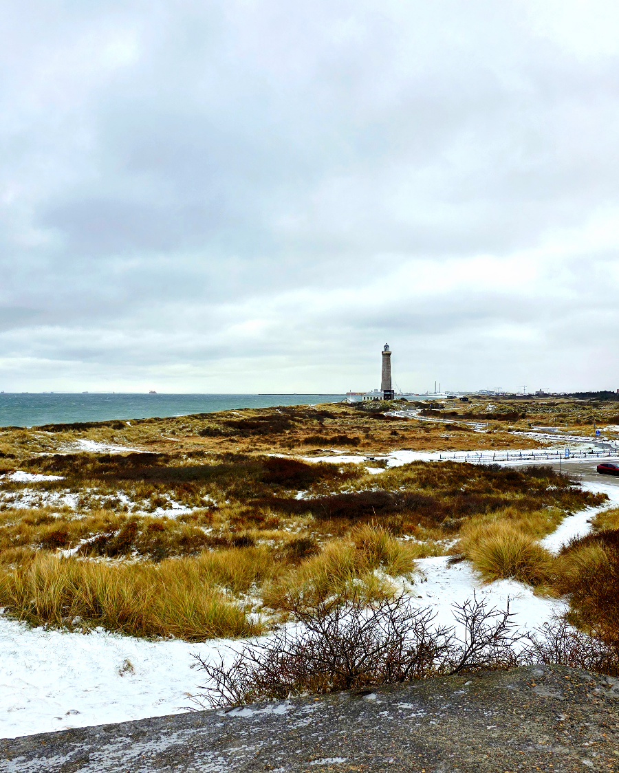 Zusammenfluss von Nordsee und Ostsee am Kap Grenen bei Skagen im Januar 2026.